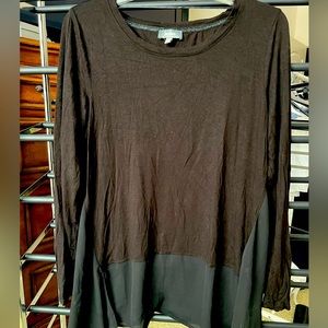 Neiman Marcus top with sheer trim